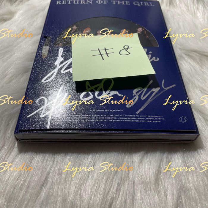 EVERGLOW Pirate ‘Return of The Girl’ OT6 All Member Signed Album