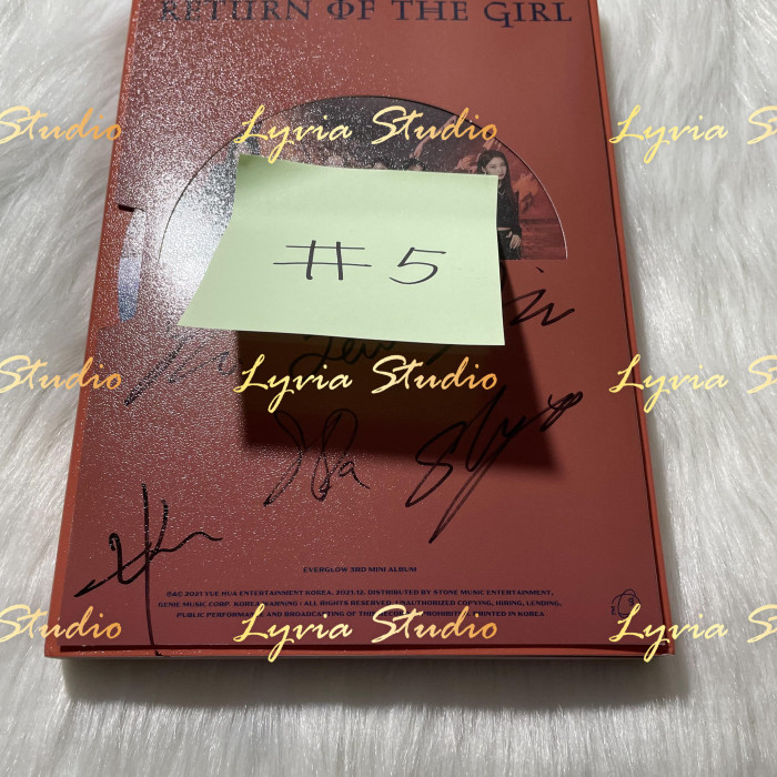 EVERGLOW Pirate ‘Return of The Girl’ OT6 All Member Signed Album