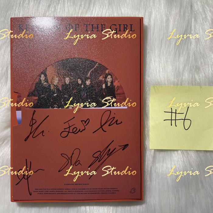 EVERGLOW Pirate ‘Return of The Girl’ OT6 All Member Signed Album