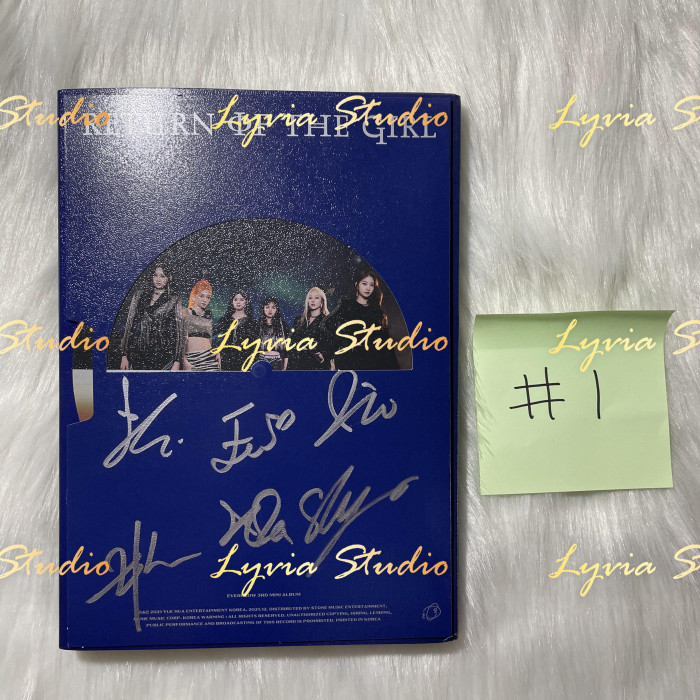 EVERGLOW Pirate ‘Return of The Girl’ OT6 All Member Signed Album