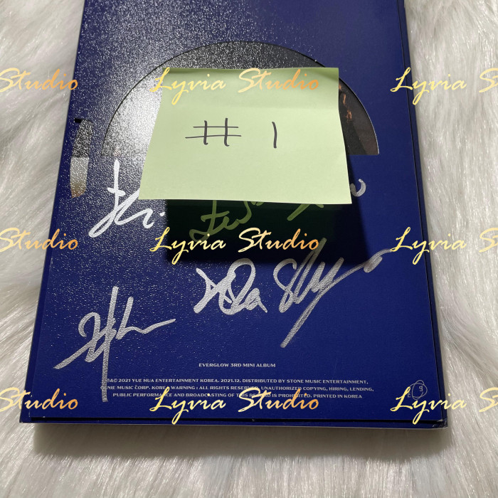 EVERGLOW Pirate ‘Return of The Girl’ OT6 All Member Signed Album
