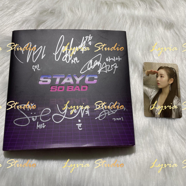 STAYC STAYDOM 'SO BAD' Debut Signed Promo Album