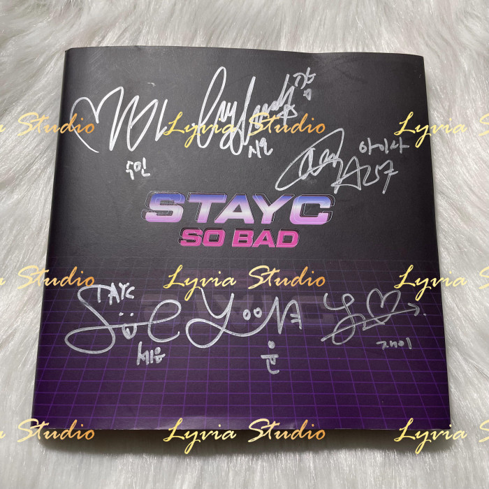 STAYC STAYDOM 'SO BAD' Debut Signed Promo Album