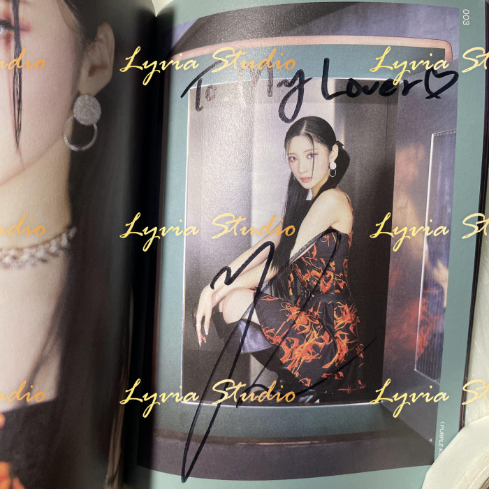 PURPLE KISS 'MeMem'  Fansign Signed Page