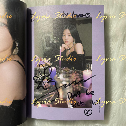 PURPLE KISS 'MeMem'  Fansign Signed Page