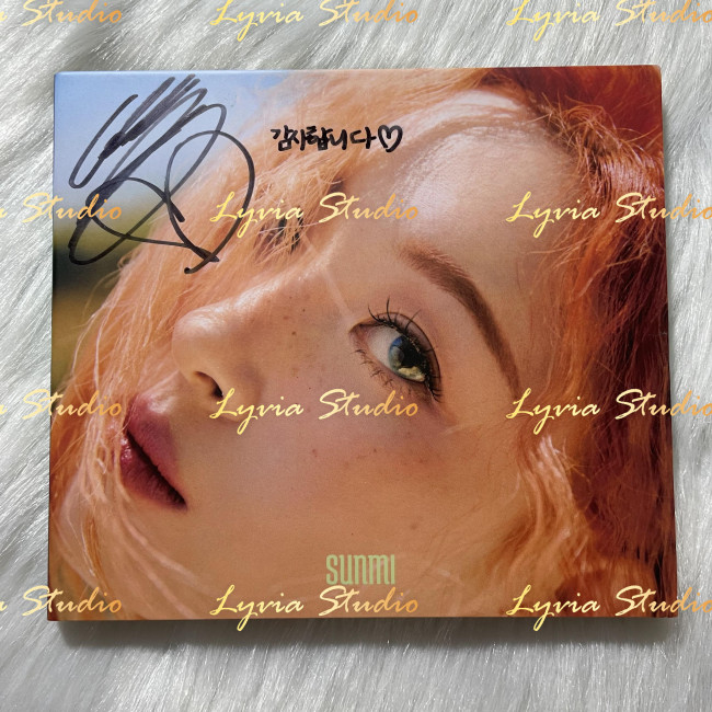 SUNMI Heart Burn Signed Messgae Promo Digital Album