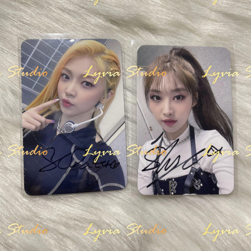EVERGLOW Sihyeon Onda Signed Photocard From Soundwave Fansign