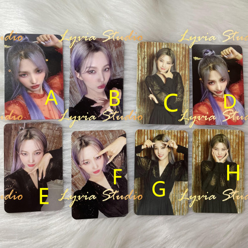 (G)I-DLE Soyeon HWAA Fansign Pre-order Benefit Photocard Fansign Winner Photocard