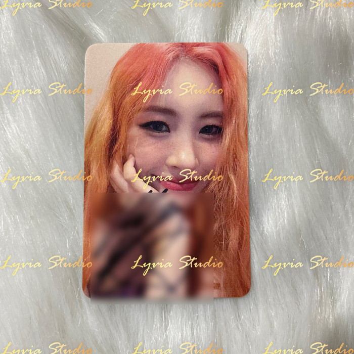 SUNMI 2022 Concert Tour Official MD Signed Photocard and Signed Polaroid