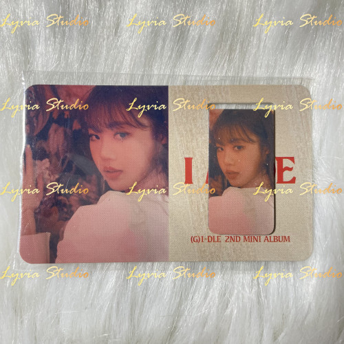 (G)I-DLE Soojin Senorita Fansign Winner Bookmark Photocard