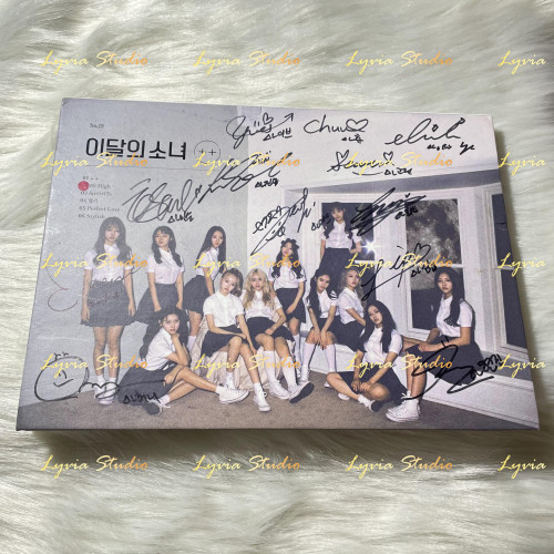LOONA Debut 'Hi High' ++ Signed Promo Album without photocard