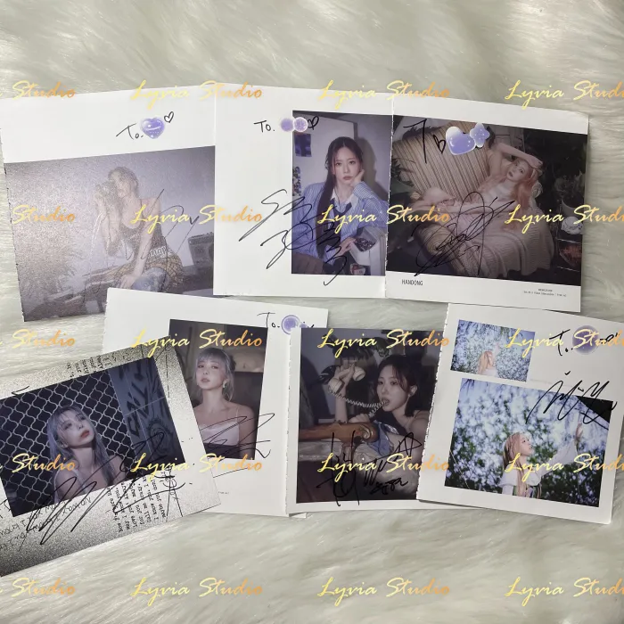 DREAMCATCHER  Apocalypse : From us  Bon Voyage Fansign Signed Page