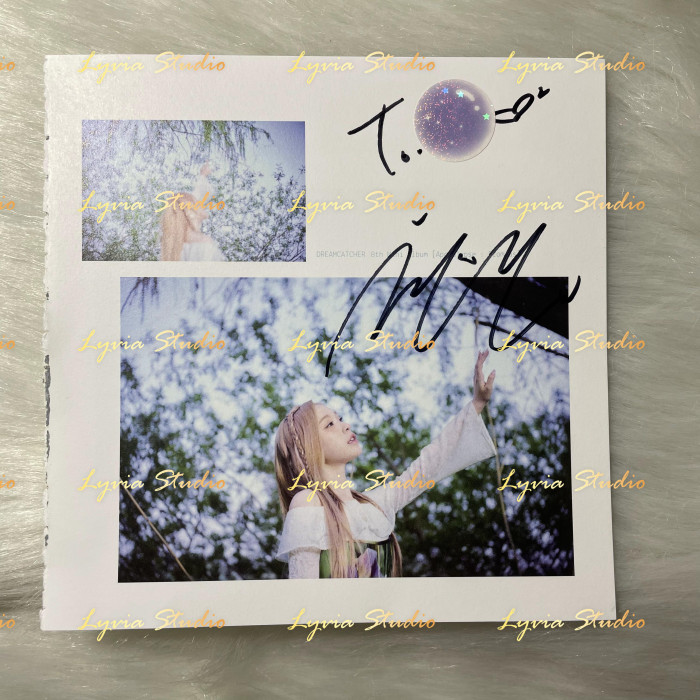 DREAMCATCHER  Apocalypse : From us  Bon Voyage Fansign Signed Page