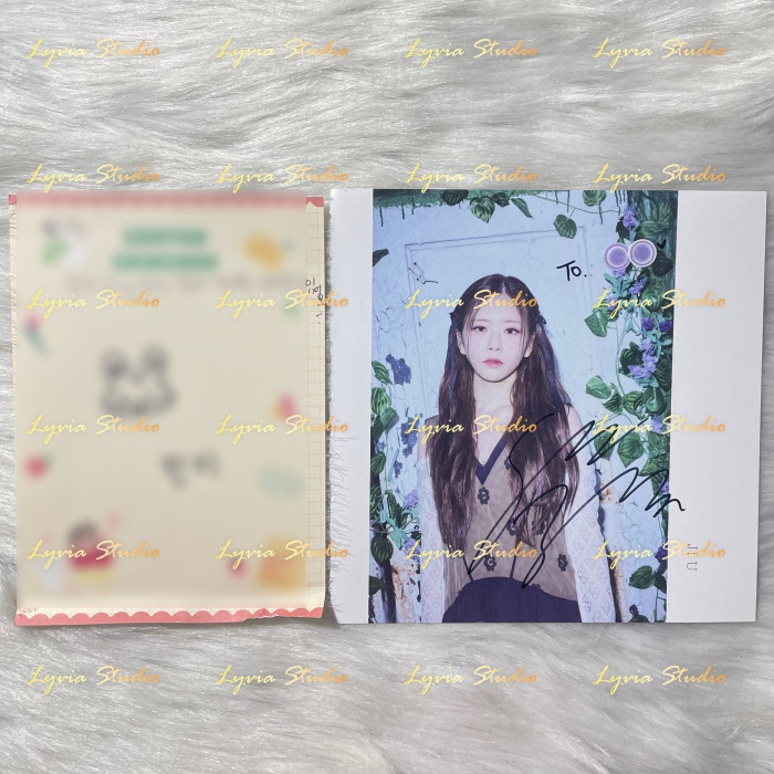 DREAMCATCHER  Apocalypse : From us  Bon Voyage Fansign Signed Page Part2