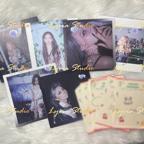 DREAMCATCHER  Apocalypse : From us  Bon Voyage Fansign Signed Page Part2