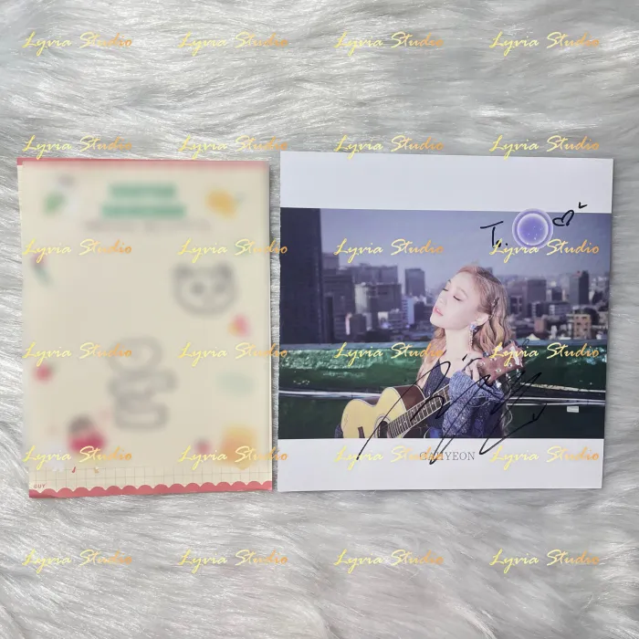 DREAMCATCHER  Apocalypse : From us  Bon Voyage Fansign Signed Page Part2