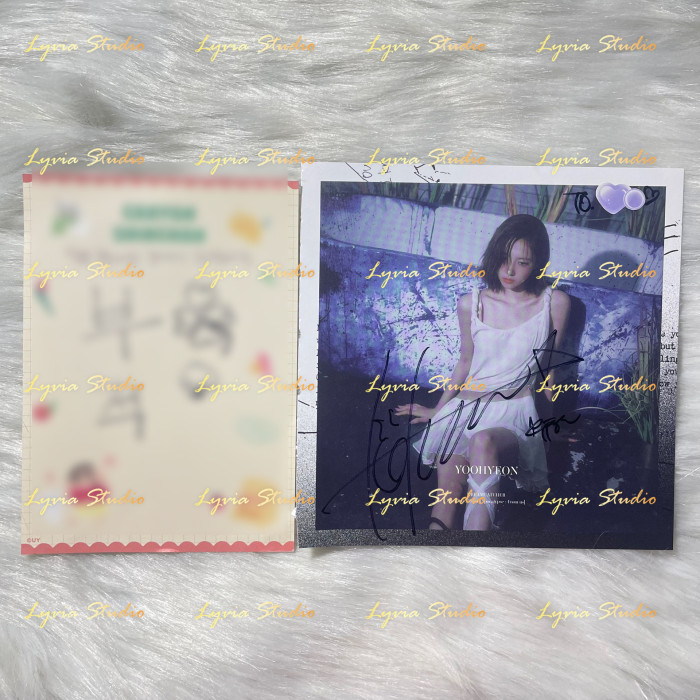DREAMCATCHER  Apocalypse : From us  Bon Voyage Fansign Signed Page Part2