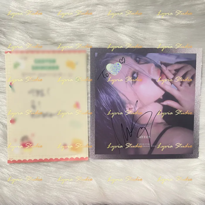 DREAMCATCHER  Apocalypse : From us  Bon Voyage Fansign Signed Page Part2