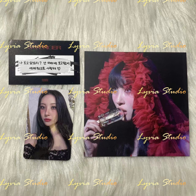 SUNMI Stranger Broadcast Photocard Message Card Postcard Set1