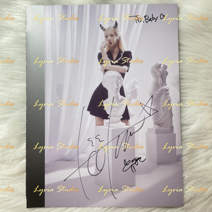 DREAMCATCHER VillainS OOTD Fansign Signed Page To Baby or Darling