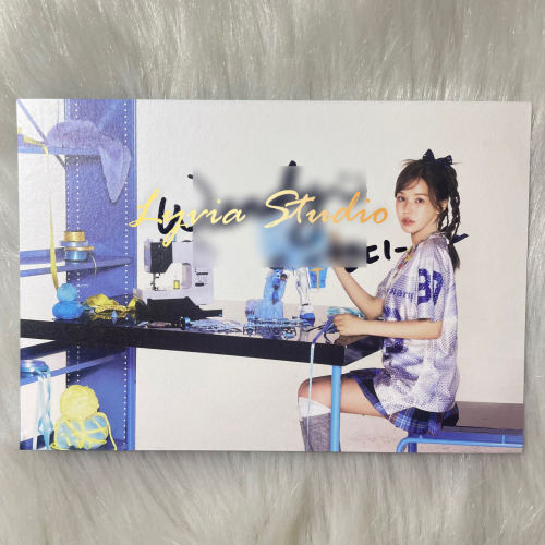 RED VELVET WENDY Solo 'Wish You Hell' Signed Postcard