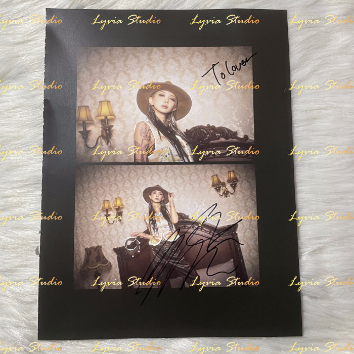 DREAMCATCHER VirtuouS Justice Fansign Signed Page To Lover