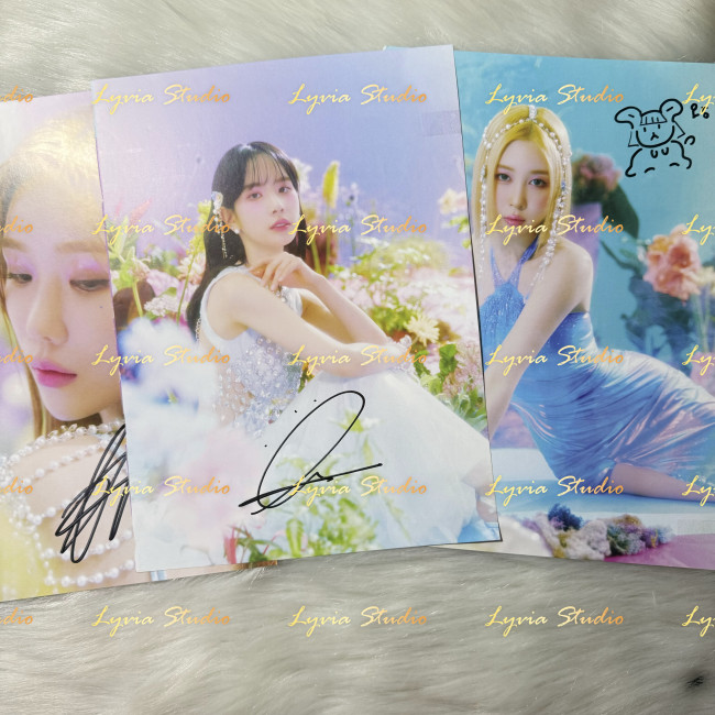 WJSN Sequence Fansign Signed Page