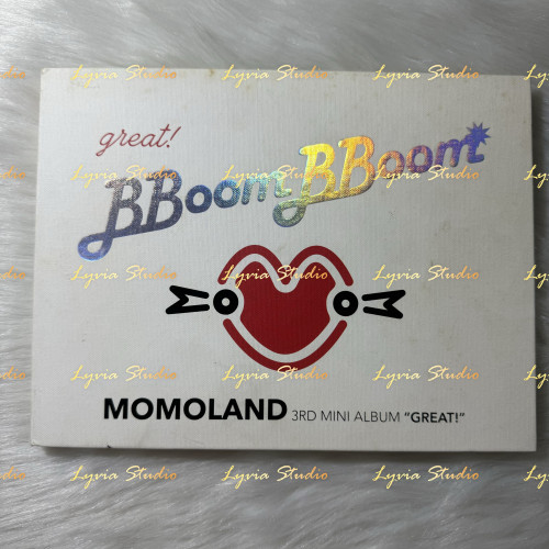 MOMOLAND 'Bboom Bboom' Signed Album from fansign event OT9 autographed rare album