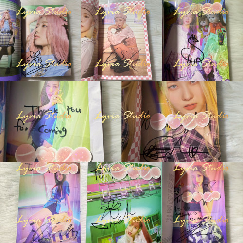 PURPLE KISS 'HIDE & SEEK'  Signed Album from fansign event