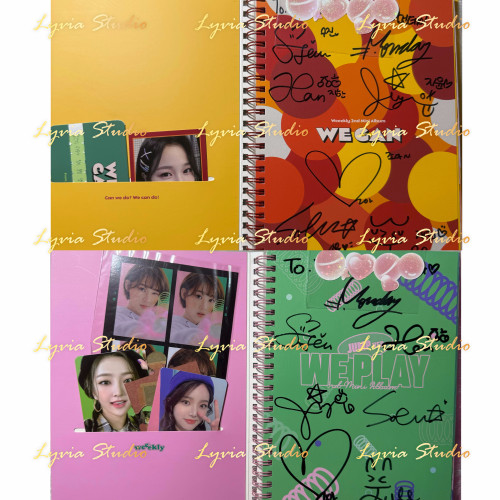 WEEEKLY 'We can' Signed Album from fansign event