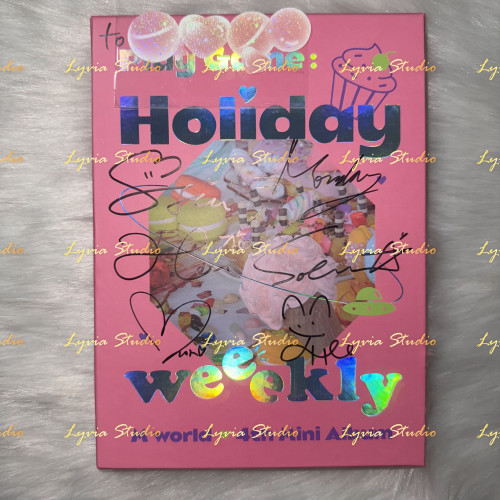 WEEEKLY 'Holiday' Signed Album from fansign event