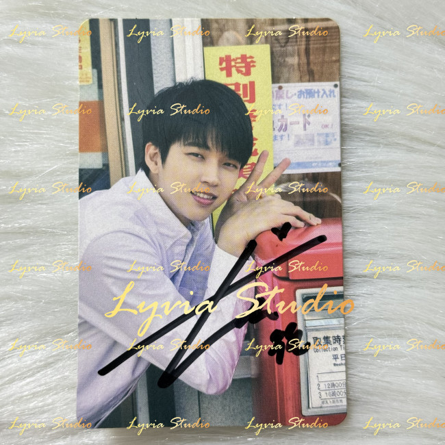 INFINTIE Nam WooHyun Solo 1st Album Whitree  Autographed Signed Photocard