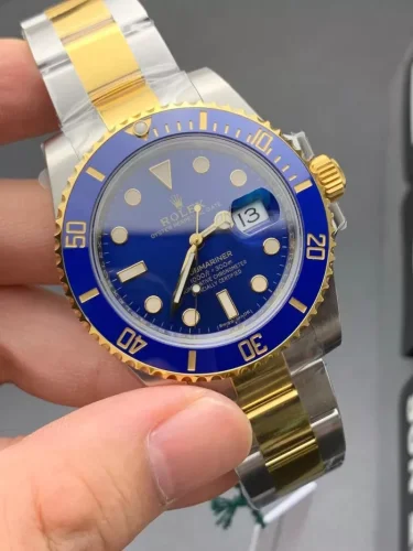 ROLEX Seamaster Yellow Gold Blue Dial 40 MM