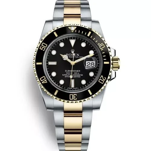 ROLEX Seamaster Yellow Gold Black Dial 40 MM