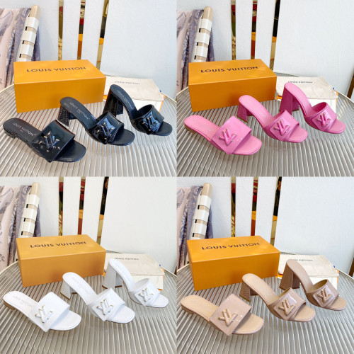 LOUIS VUITTON women _Sandals/Slippers shoes eur 35-41 5.5CM 8.5CM