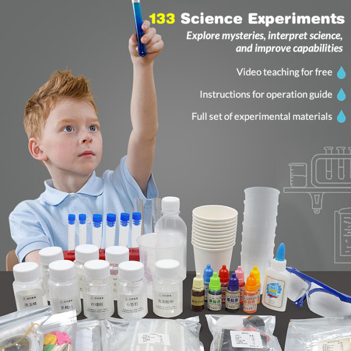 Creative Handmade Scientific Experiment 133 Set-Children's Fun Small Experiment Toys
