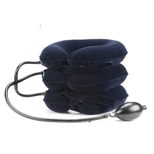 Cervical Neck Traction Device Inflatable Neck Support, Adjustable Neck Brace is Good for Spine Alignment and Chronic Neck Pain Relief, Traction Collar is Easy to Use at Home or Office