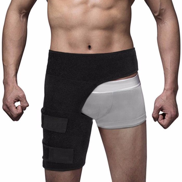 US$ 25.99 - Groin Support Hip Brace for Sciatica Pain Relief, Hip Brace  Groin Support Wrap for Quadriceps Thigh Hamstring Compression Sleeve Hip  Arthritis Pulled Muscles Joint Sciatica Groin Strap for Women