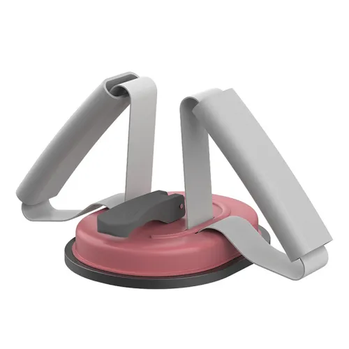 Multifunction Portable Sit Up Bar For Floor With Foot Holder Pad - Sit-Up Assistant Device， Strong Suction Cups Ab Crunch Machine Exercise Equipment Abs Master Pro Easy house workout