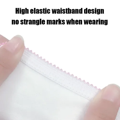 Women's Disposable Underwear - 100% Cotton Panties for Maternity Menstruation Travel, Individually Wrapped Briefs