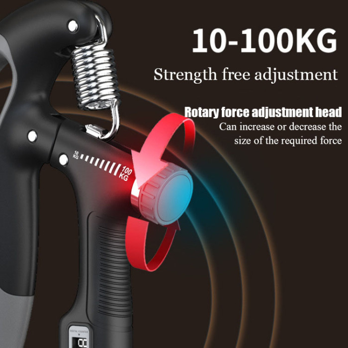  Hand Grip Strengthener, 10-100KG Adjustable