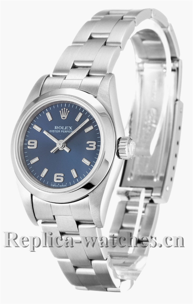 Rolex Lady Oyster Perpetual Blue Dial 24MM 76080