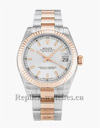 Rolex Mid-Size Datejust White Dial 31MM 178271