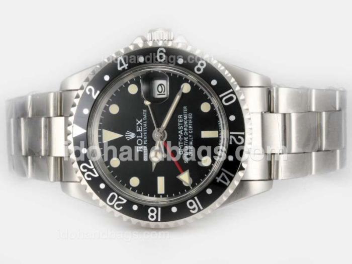 Rolex GMT-Master Automatic Working GMT Black-Vintage Edition 12538