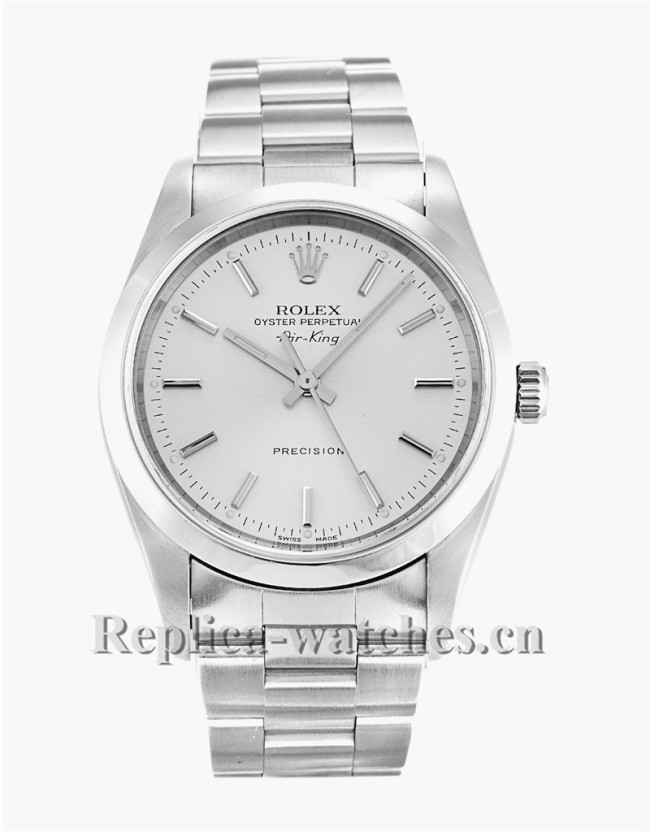 Rolex Air King Stainless Steel Strap 14000M