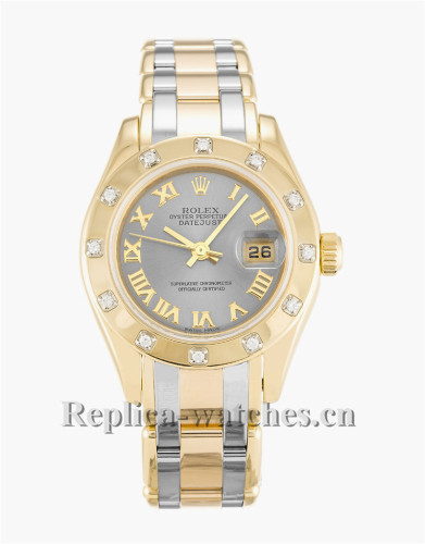 Rolex Pearlmaster Gray Dial 28MM 80318