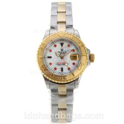 Rolex Yacht-Master Automatic Two Tone with MOP Dial 10584