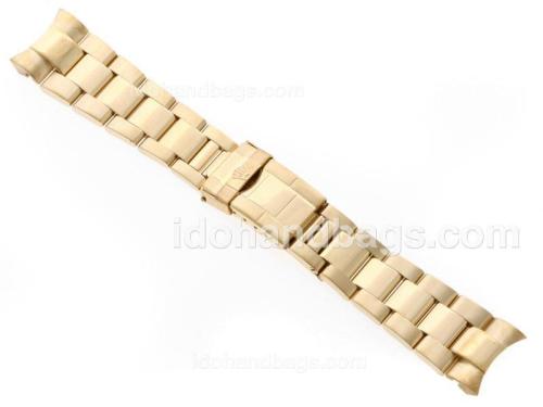 Rolex 18K Gold Plated Oyster Bracelet For Yatchmaster Model 36757