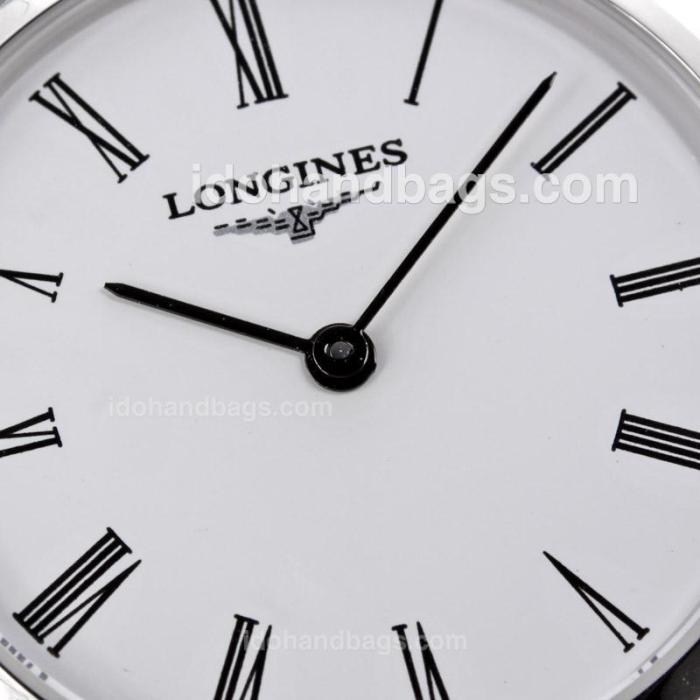 Longines La Grande Classique Swiss ETA Movement with White Dial S/S-Couple Watch 68209