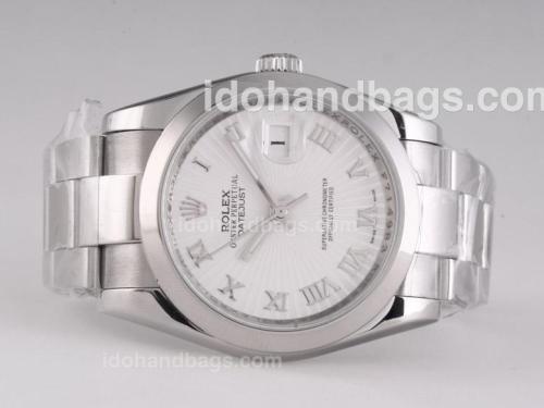 Rolex Datejust Automatic with White Dial-Roman Marking 25939